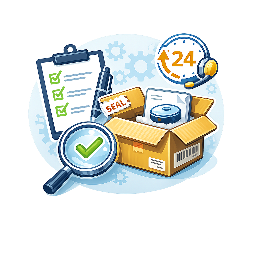 Chính sách kiểm tra hàng của Công Ty Robot