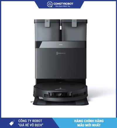 Robot hút bụi lau nhà Ecovacs Deebot T50 Pro Omni Gen 3 ( Đen/ Trắng) – Bản Quốc Tế