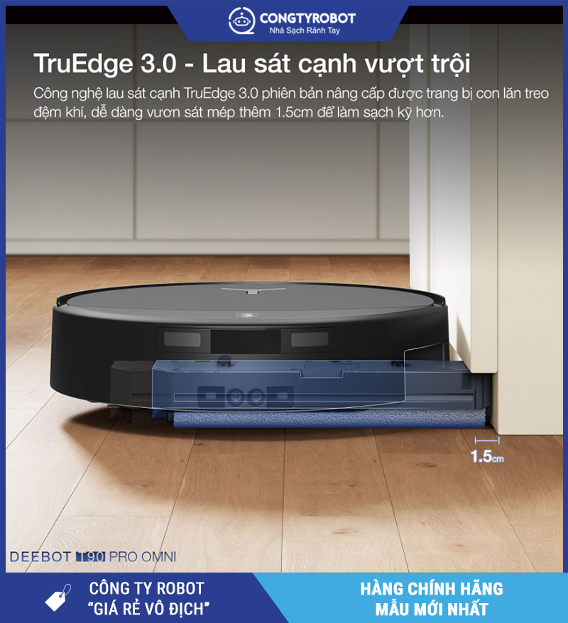 Top lý do nên chọn Ecovacs T90 Pro Omni cho gia đình
