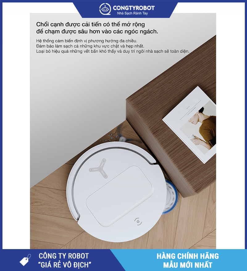 Robot lau nhà Ecovacs Deebot T50 Pro Omni tiện lợi 2026