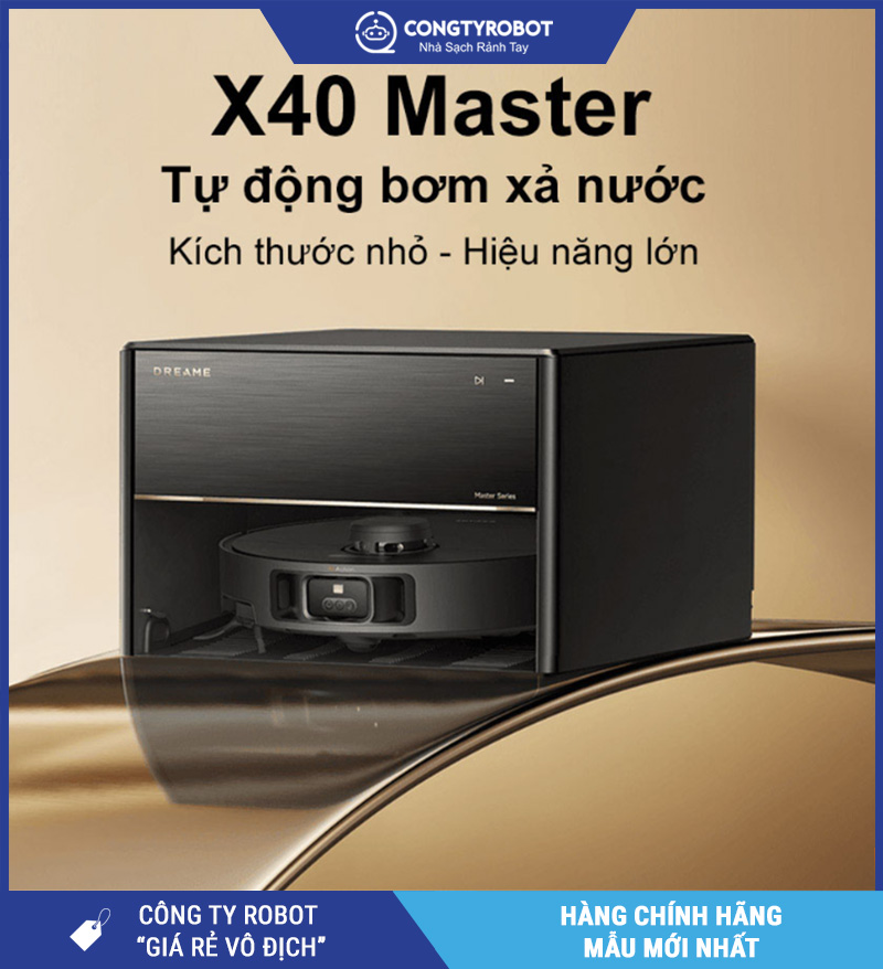 Dreame X40 Master Quốc Tế – Trải Nghiệm Làm Sạch Đỉnh Cao
