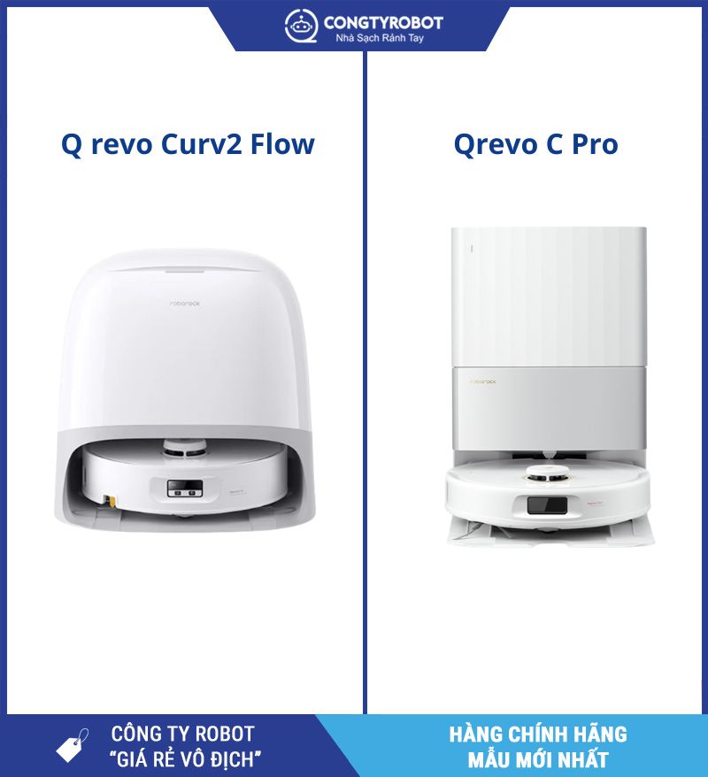 So sánh Q Revo Curv2 Flow và Qrevo C Pro: Đâu là lựa chọn tối ưu?