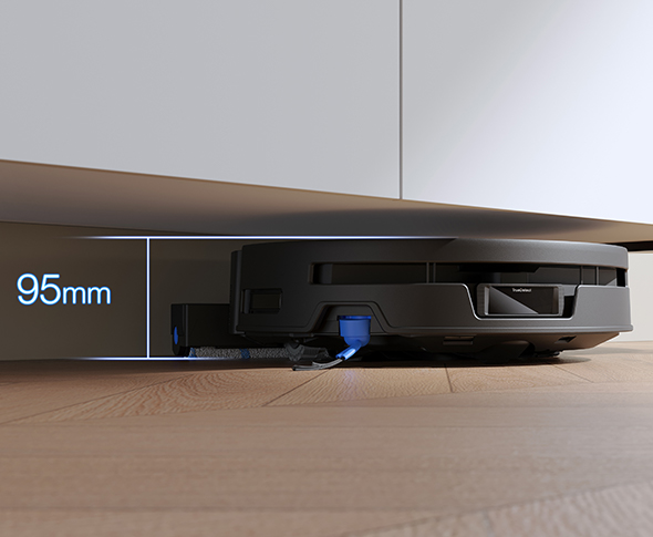 Thân máy Ecovacs T80 Max Omni cao 95 mm