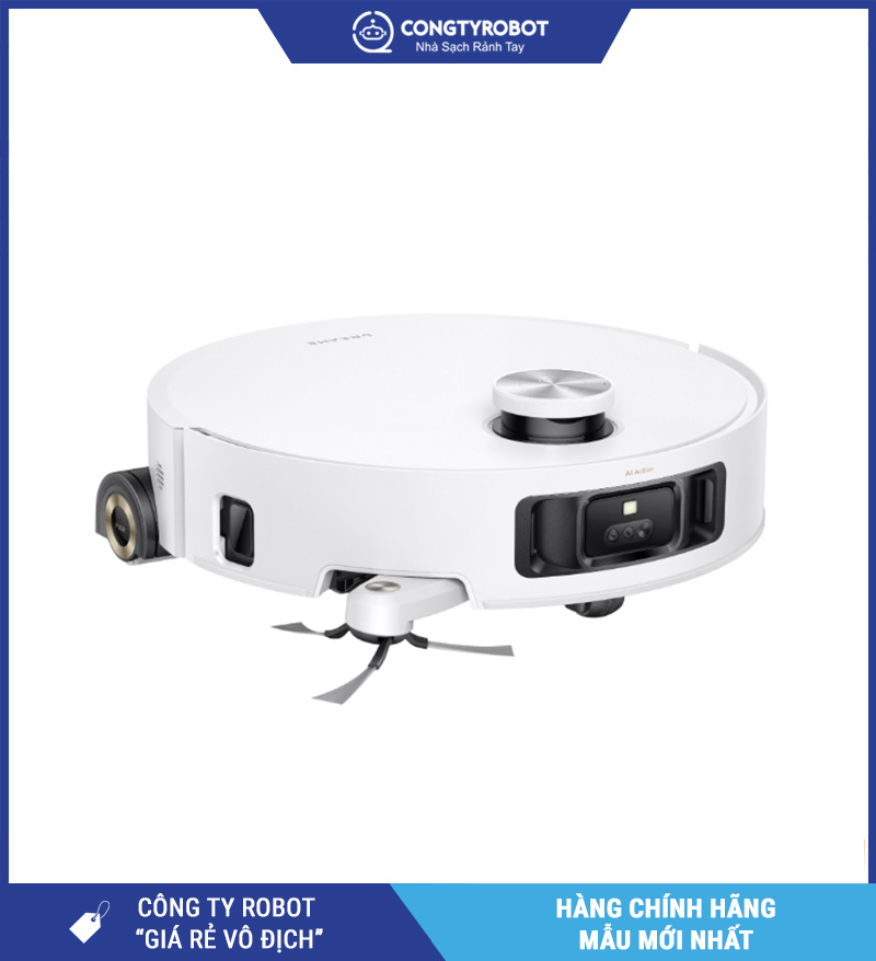 Dreame Aqua 10 Roller Trắng - Robot Hút Bụi Lau Nhà Thông Minh