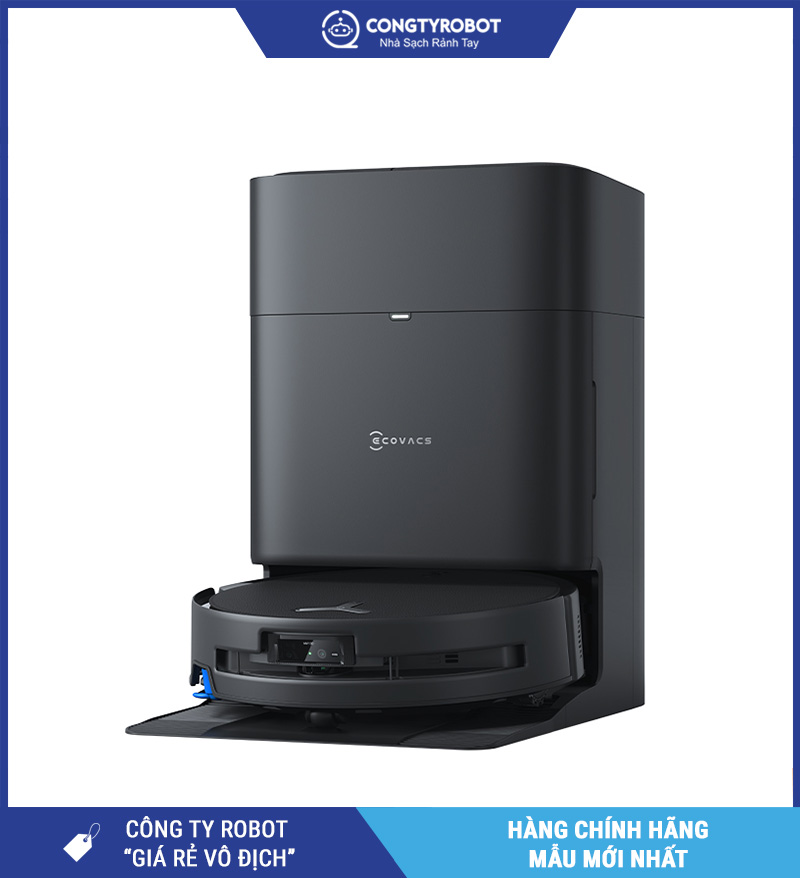 Ecovacs Deebot T80S Omni (Trắng/ Đen) - Robot Hút Bụi Lau Nhà