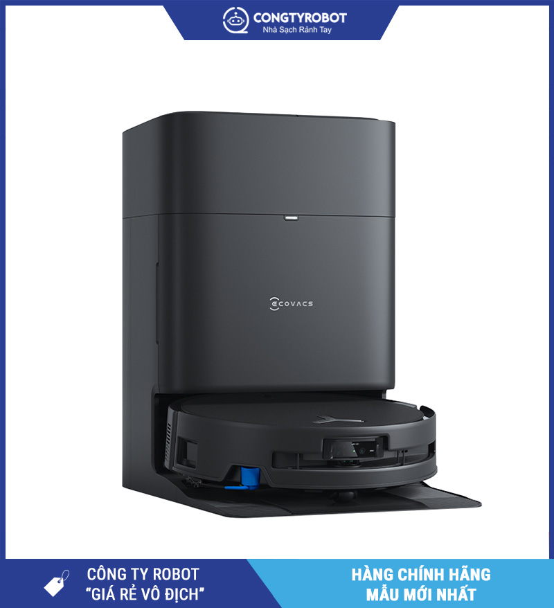 Ecovacs Deebot T80S Omni (Trắng/ Đen) - Robot Hút Bụi Lau Nhà