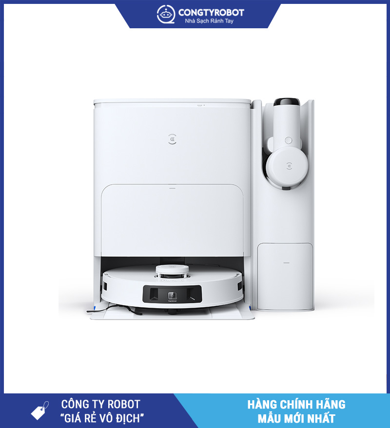 Ecovacs T30s Combo 2026 Trắng - Robot Hút Bụi Lau Nhà Thông Minh