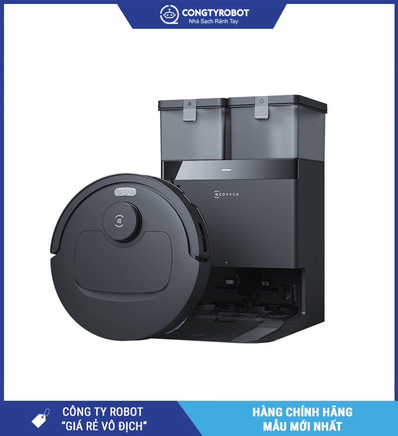 Ecovacs Deebot T30C Gen 2 Trắng/Đen - Robot hút bụi lau nhà