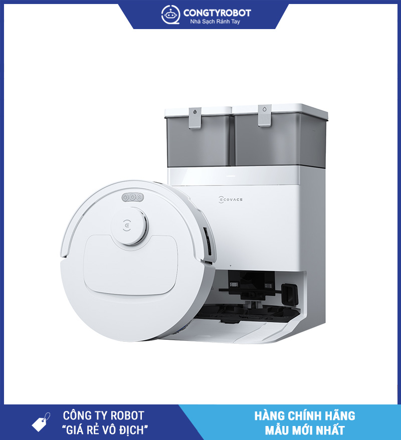 Ecovacs Deebot T30C Gen 2 Trắng/Đen - Robot hút bụi lau nhà