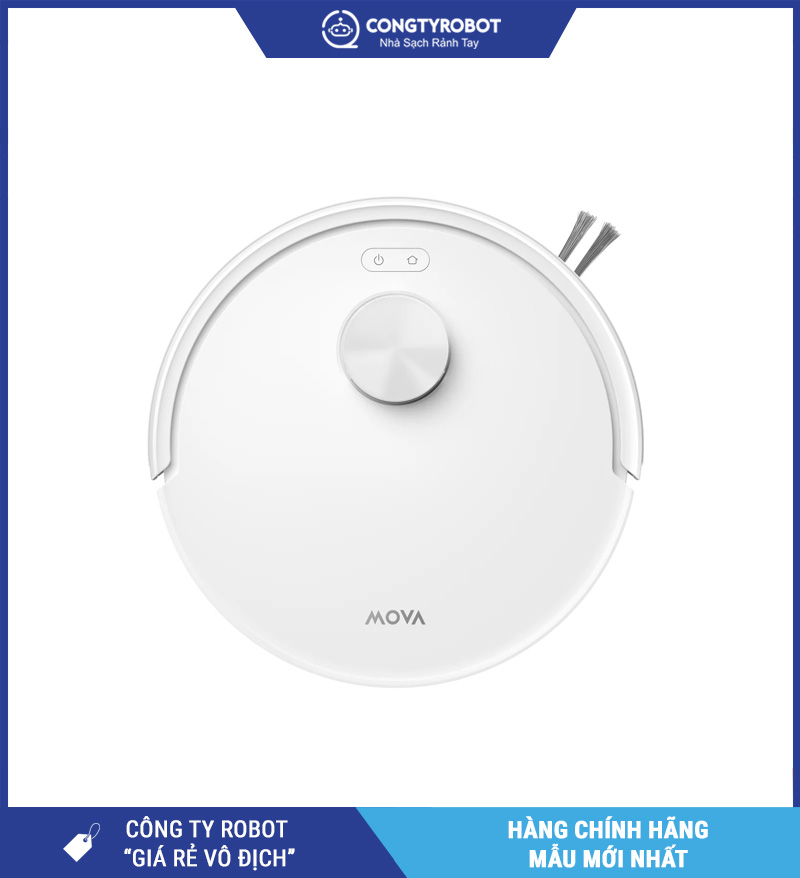 Mova E20s Pro Plus Trắng - Robot Hút Bụi Lau Nhà