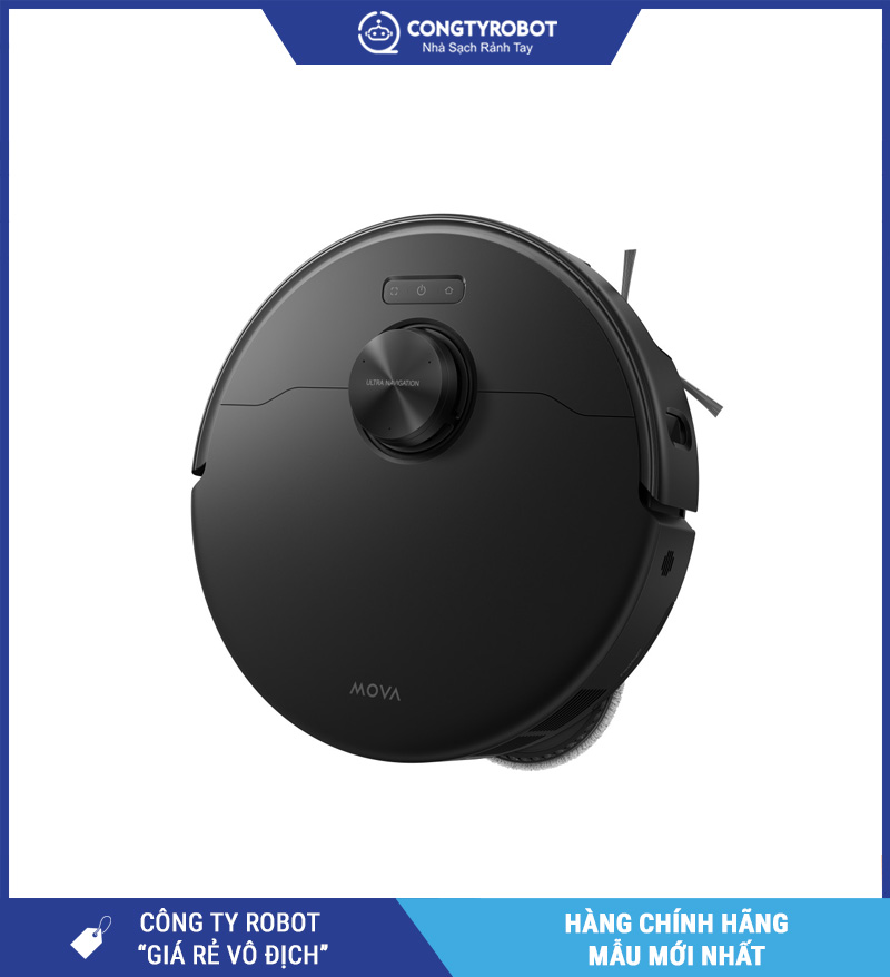 Mova P70 Pro Ultra Đen - Robot hút bụi lau nhà