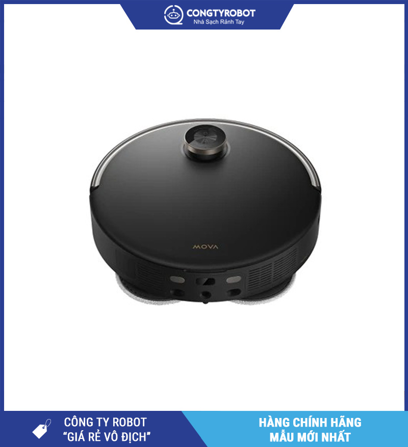 Mova V50 Ultra Trắng/Đen - Robot hút bụi lau nhà