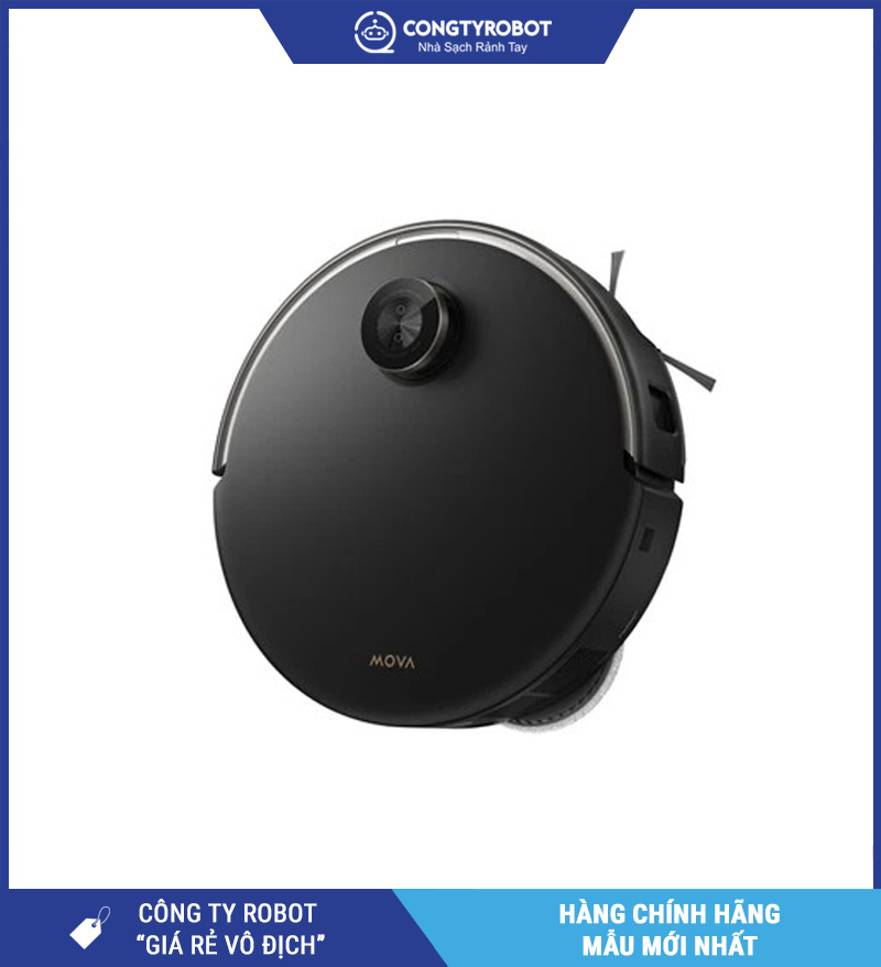 Mova V50 Ultra Trắng/Đen - Robot hút bụi lau nhà