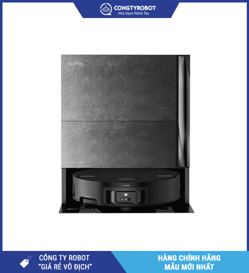 Mova Z70 Ultra Roller Complete Đen - Robot hút bụi lau nhà
