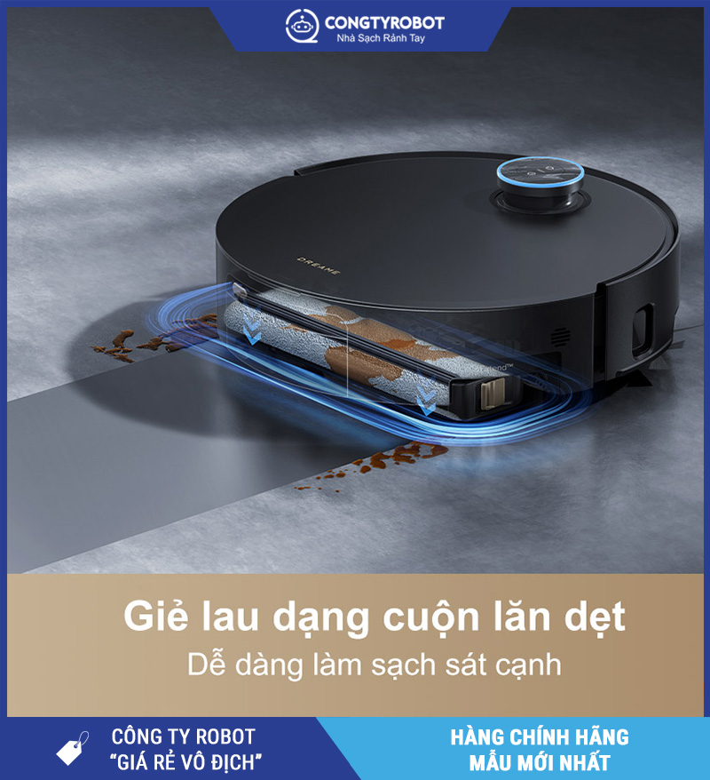 Dreame Aqua 10 Pro Track Robot hút bụi lau nhà – Bản Quốc Tế