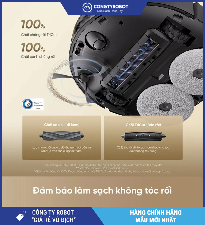 Dreame D30 Ultra CE Trắng/Đen - Robot hút bụi lau nhà