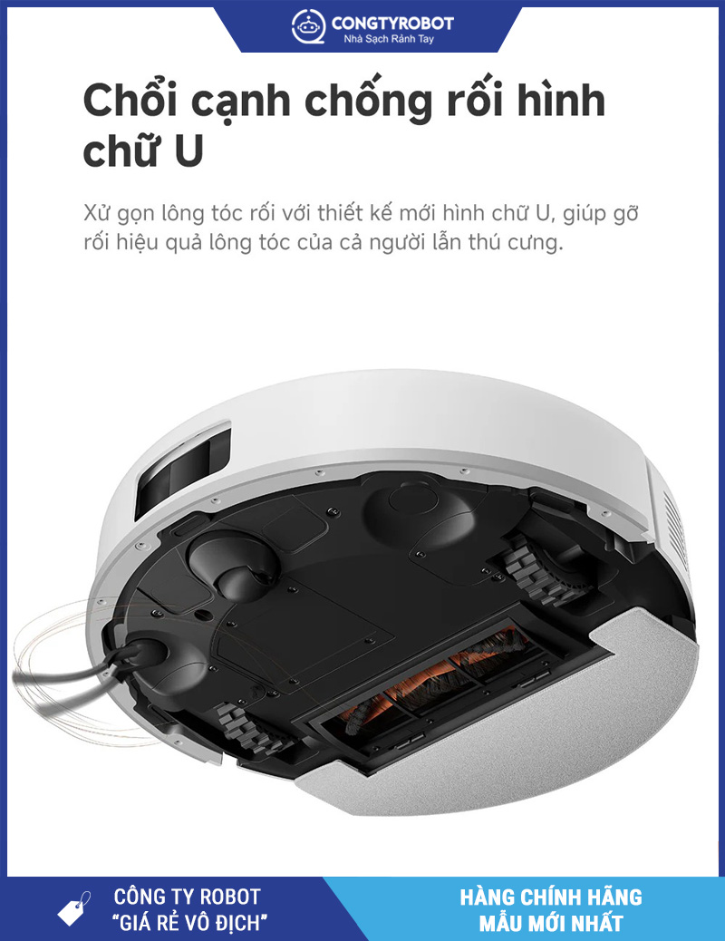 Mova E20s Pro Plus Trắng - Robot Hút Bụi Lau