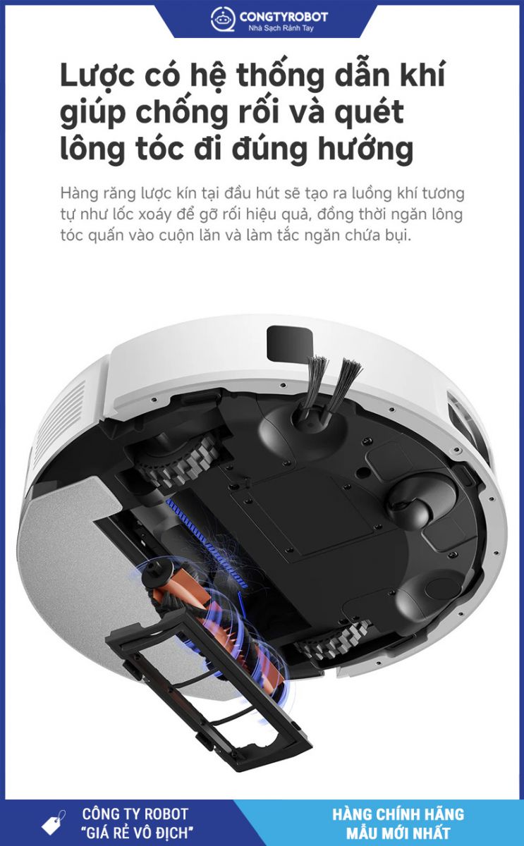 Mova E20s Pro Plus Trắng - Robot Hút Bụi Lau