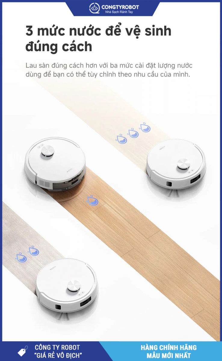 Mova E20s Pro Plus Trắng - Robot Hút Bụi Lau