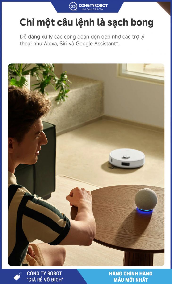 Mova E20s Pro Plus Trắng - Robot Hút Bụi Lau