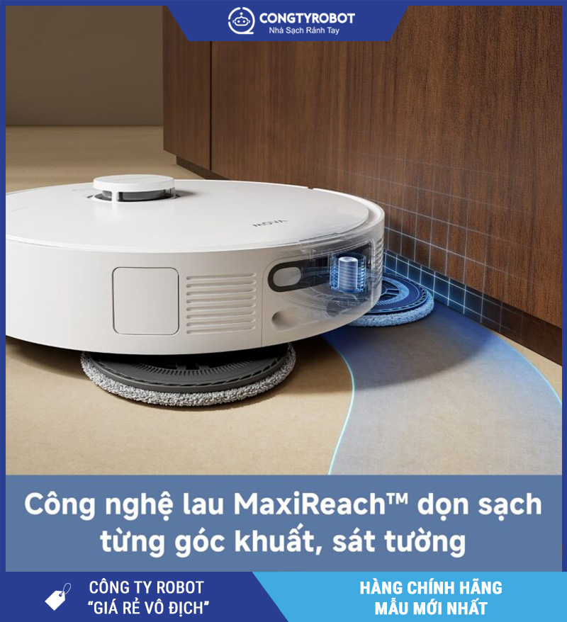 Mova E40 Ultra Trắng - Robot hút bụi lau nhà