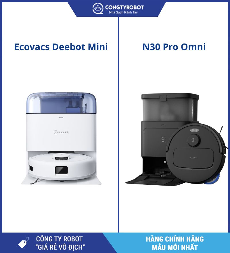 n30 pro omni và deebot mini