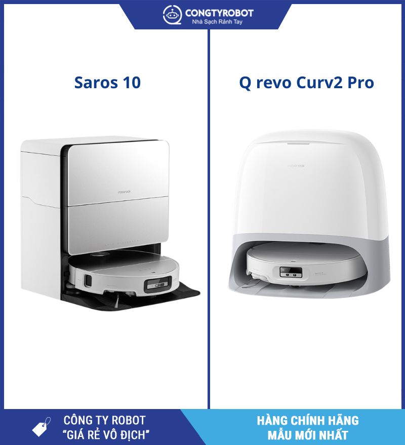 saros 10 và Q revo Curv2 Pro
