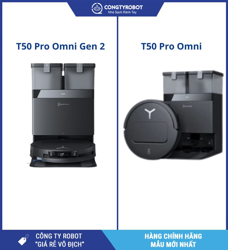 So sánh T50 pro omni và T50 pro omni gen 2