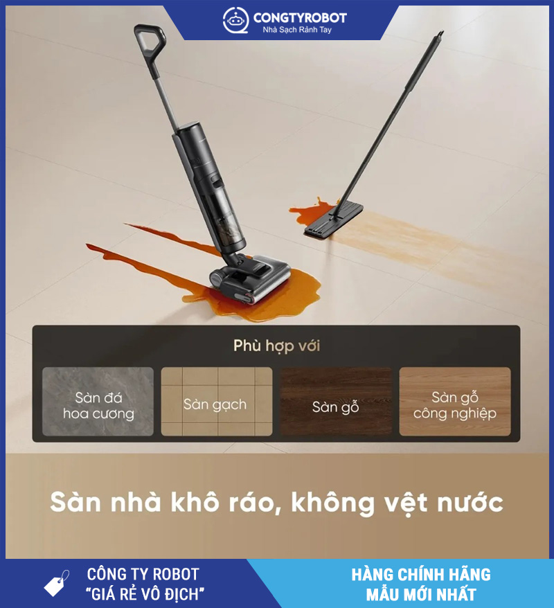 Dreame H12 GT - Máy hút bụi khô và ướt