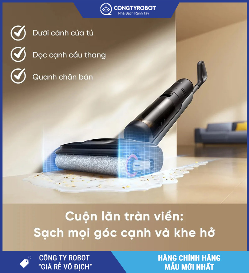 Dreame H12 GT - Máy hút bụi khô và ướt