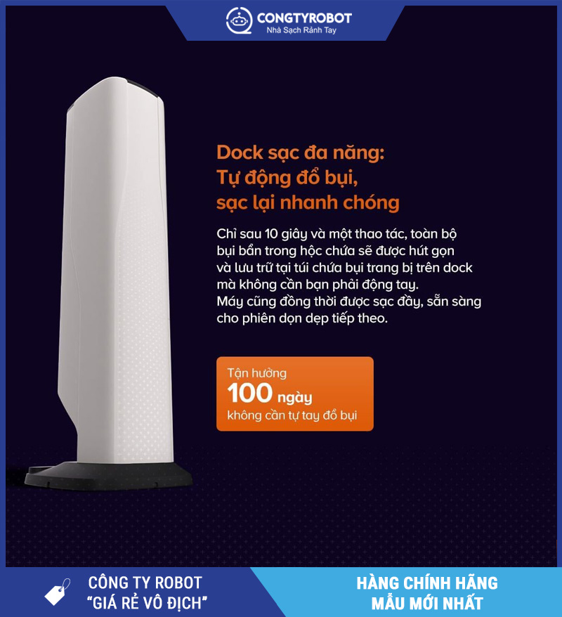 Roborock H60 Hub Ultra - Máy Hút Bụi Lau Nhà Cầm Tay