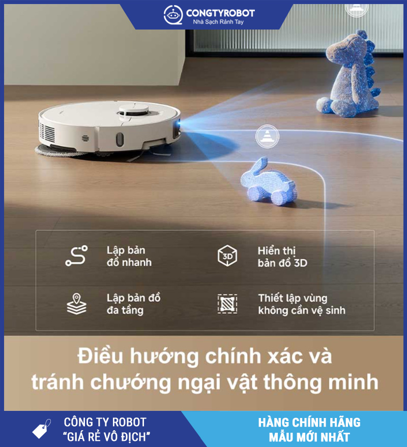 Dreame L10s Ultra Gen 3 - Robot Hút Bụi Lau Nhà Thông Minh
