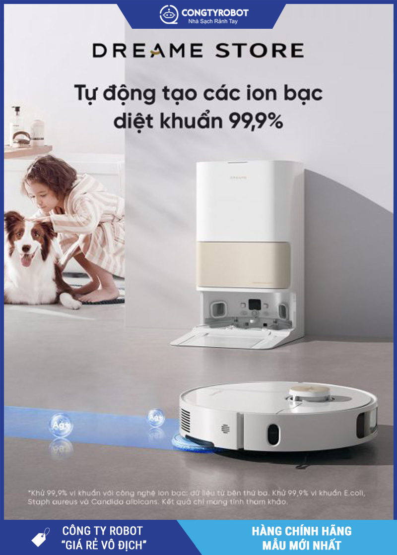 Dreame L10s Ultra Heat Trắng- Robot hút bụi lau nhà