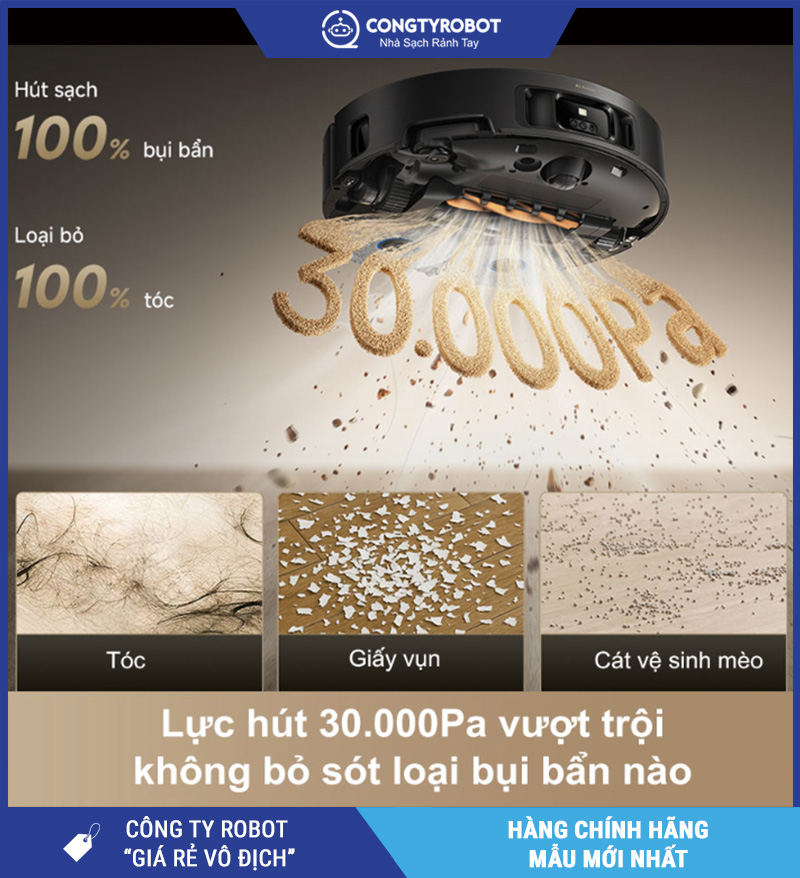 Dreame Matrix 10 Ultra - Robot Hút Bụi Lau Nhà Thông Minh