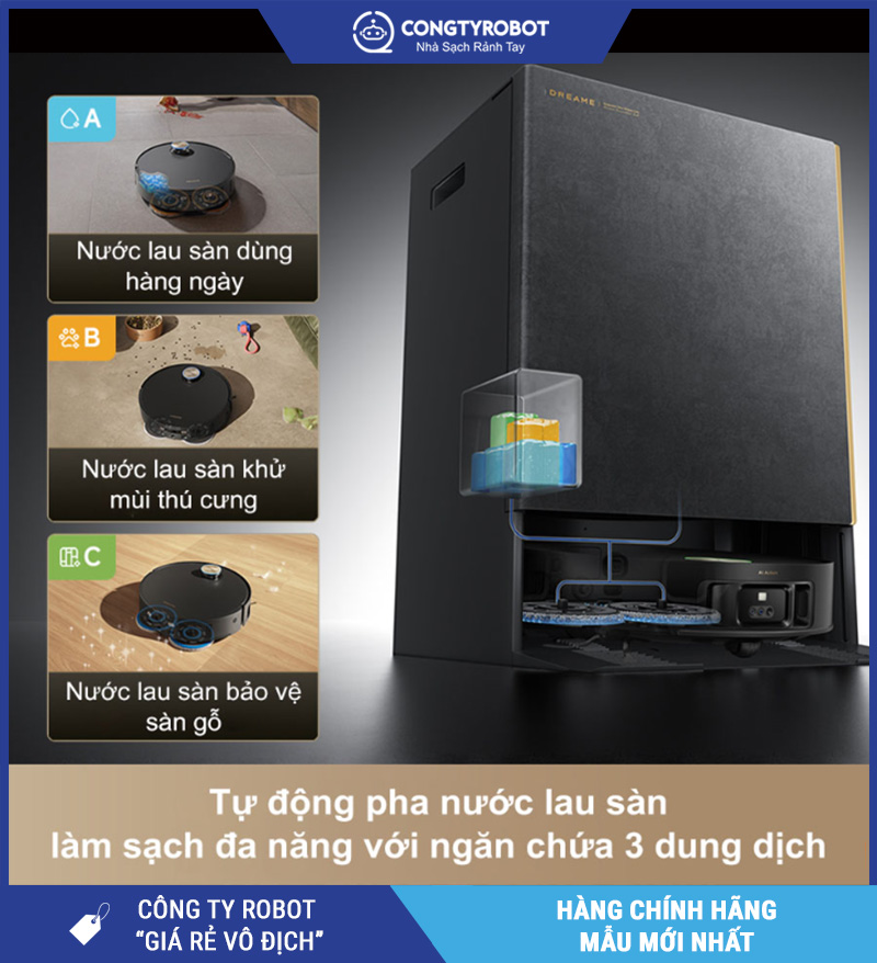 Dreame Matrix 10 Ultra - Robot Hút Bụi Lau Nhà Thông Minh