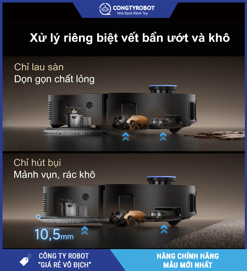 Dreame Matrix 10 Ultra - Robot Hút Bụi Lau Nhà Thông Minh