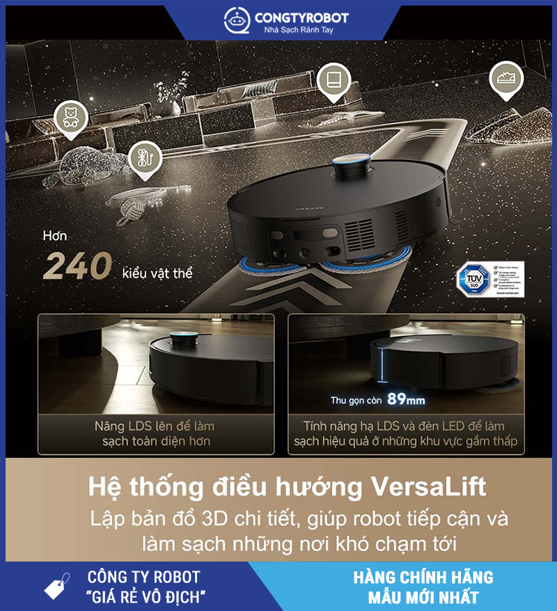 Dreame Matrix 10 Ultra - Robot Hút Bụi Lau Nhà Thông Minh