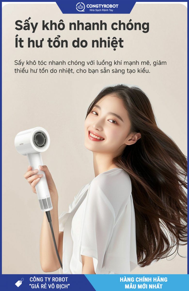 Mova Turbo Hồng - Máy sấy tóc chính hãng