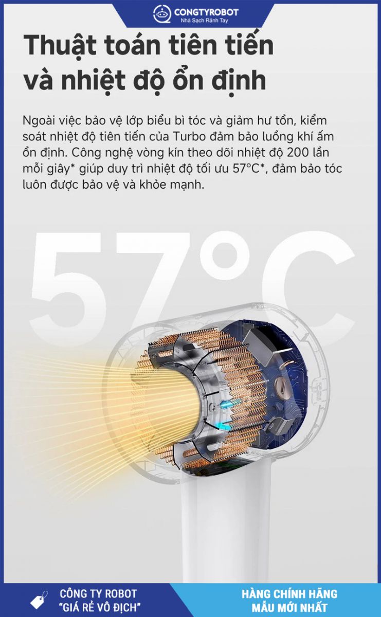Mova Turbo Hồng - Máy sấy tóc chính hãng