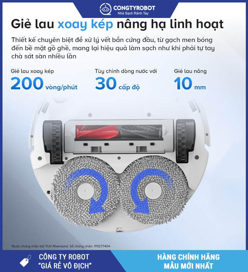 Có những chiếc robot hút bụi được mua vì tò mò công nghệ. Cũng có những mẫu máy được chọn vì người dùng thật sự cần một giải pháp giúp nhà cửa bớt lộn xộn mà không phải dành quá nhiều thời gian cho việc dọn dẹp. Roborock Q Revo 5AE Bản Quốc Tế thuộc nhóm thứ hai. Đây là mẫu robot hướng đến nhu cầu rất thực tế: hút khỏe, lau ổn, ít rối tóc, ít phải chăm máy và đủ thông minh để vận hành gọn gàng trong nhịp sống hằng ngày.  Điểm đáng nói là model này không cố gây ấn tượng bằng những chi tiết quá phức tạp. Thay vào đó, Q Revo 5AE được xây theo kiểu dễ dùng, dễ hợp với nhiều gia đình và đủ tính năng để tạo ra sự khác biệt rõ rệt giữa “có robot” và “có một chiếc robot thật sự hữu ích”. Theo thông tin từ Roborock Việt Nam, máy nổi bật với lực hút 12.000Pa, chổi DuoDivide chống rối, FlexiArm làm sạch sát cạnh, giẻ lau xoay kép 200 vòng/phút, cùng dock tự giặt sấy giẻ và đổ bụi.  Lực hút 12.000Pa – đủ mạnh để xử lý bụi bẩn thường ngày  Một trong những phần được quan tâm nhiều nhất trên Roborock Q Revo 5AE Bản Quốc Tế là khả năng hút bụi. Mức 12.000Pa giúp robot xử lý tốt bụi mịn, tóc rụng, lông thú và các mảnh vụn nhỏ trên sàn cứng hoặc thảm mỏng. Trong các bài so sánh chính thức của Roborock Việt Nam, đây cũng là điểm được nhấn mạnh khi đặt Q Revo 5AE cạnh các model thấp hơn trong dòng Qrevo.  Với người dùng thực tế, giá trị của lực hút mạnh không nằm ở con số đơn thuần, mà ở cảm giác yên tâm khi robot bắt đầu chạy. Bạn không muốn máy chỉ đi một vòng cho có, rồi sau đó vẫn phải lấy chổi ra xử lý lại tóc, bụi hay vụn bẩn còn sót. Q Revo 5AE cho cảm giác tròn vai ở khoản này, đặc biệt phù hợp với nhà có mật độ sinh hoạt cao.  DuoDivide – chống rối tốt hơn, đỡ phải tháo chổi vệ sinh  Nếu từng dùng robot hút bụi lâu ngày, bạn sẽ biết phần khó chịu nhất thường không nằm ở việc robot hút chưa đủ sạch, mà ở chuyện tóc quấn vào chổi quá nhiều. Q Revo 5AE được Roborock trang bị DuoDivide Brush, đồng thời hãng mô tả máy có hệ thống chống rối 3 lớp để hỗ trợ xử lý tóc và lông tốt hơn trong quá trình vận hành.  Đây là điểm cực kỳ hợp với nhà có người tóc dài hoặc nuôi chó mèo. Một chiếc robot càng ít bị rối tóc, trải nghiệm sử dụng càng dễ chịu. Người dùng cũng có xu hướng để máy làm việc thường xuyên hơn vì không còn cảm giác mỗi vài ngày lại phải ngồi gỡ tóc cho chổi.  FlexiArm – làm sạch sát mép và góc cạnh gọn hơn  Không ít mẫu robot hút lau mạnh ở khu vực trung tâm sàn nhưng vẫn để sót bụi ở mép tường, góc phòng hoặc sát chân nội thất. Roborock Q Revo 5AE Bản Quốc Tế được đầu tư thêm FlexiArm, giúp phần lau tiếp cận tốt hơn ở những vị trí khó. Đây là loại nâng cấp nghe nhỏ nhưng lại rất dễ tạo thiện cảm trong sử dụng thực tế.  Khi robot xử lý góc cạnh tốt hơn, chất lượng làm sạch tổng thể của ngôi nhà cũng tăng lên rõ rệt. Người dùng không còn cảm giác robot chạy xong nhưng vẫn còn một đường bụi mờ ở mép sàn hay sát chân bàn, và đó chính là điều làm nên khác biệt giữa một mẫu robot phổ thông và một mẫu máy đáng dùng lâu dài.  Giẻ lau xoay kép 200 vòng/phút – giữ sàn sạch đều mỗi ngày  Phần lau của Q Revo 5AE cũng là một điểm đáng nói. Roborock Việt Nam cho biết máy dùng giẻ lau xoay kép, tốc độ khoảng 200 vòng/phút, đi kèm 30 mức tùy chỉnh để phù hợp với nhiều bề mặt và mức độ bẩn khác nhau. Trong bộ sưu tập Qrevo của hãng, model này cũng được mô tả có giẻ lau xoay kép nâng hạ tự động.  Điều này rất phù hợp với nhu cầu dùng hàng ngày. Nhà không cần đợi bẩn nhiều mới dọn, mà có thể giữ ở trạng thái sạch đều, đỡ bụi và dễ chịu hơn mỗi ngày. Với các gia đình có trẻ nhỏ, khu vực bếp hay lối đi sử dụng thường xuyên, đây là lợi ích rất thực tế.  Dock đa năng – phần làm nên sự nhàn tay thật sự  Một chiếc robot hút lau chỉ thật sự tiện khi dock đủ tốt. Q Revo 5AE được Roborock trang bị trạm sạc đa năng với các chức năng như tự giặt giẻ, tự sấy giẻ, tự làm đầy bình nước, tự đổ bụi, đồng thời đế sạc có thể tháo rời để vệ sinh thuận tiện hơn. Đây là nhóm tính năng làm cho trải nghiệm sử dụng khác hẳn so với việc chỉ có robot chạy xong rồi người dùng phải xử lý phần còn lại bằng tay.  Trong thực tế, chính dock mới là thứ làm người dùng thấy “đáng tiền”. Robot không chỉ giúp dọn nhà, mà còn giúp giảm bớt số lần bạn phải chạm tay vào những công đoạn nhỏ nhặt sau mỗi chu kỳ làm sạch.  Reactive Tech và PreciSense LiDAR – đi thông minh hơn trong nhà thật  Không gian sống thực tế luôn có bàn ghế, dây điện, dép, đồ chơi trẻ em hoặc nhiều vật nhỏ phát sinh trong ngày. Q Revo 5AE dùng Reactive Tech để nhận diện và tránh chướng ngại vật, đồng thời kết hợp PreciSense LiDAR để lập bản đồ 3D và tối ưu lộ trình làm sạch. Đây là bộ đôi giúp robot vận hành tự tin hơn trong môi trường sống phức tạp chứ không chỉ trên mặt sàn trống.  Với người dùng hiện đại, đây là yếu tố rất quan trọng. Robot càng thông minh, bạn càng ít phải “dọn đường” trước khi cho máy chạy. Và càng ít phải can thiệp, thiết bị càng đúng nghĩa là trợ thủ.  Điều khiển qua app và giọng nói – hợp với lối sống hiện đại  Ngoài phần cứng, Q Revo 5AE còn có lợi thế ở khả năng kết nối thông minh. Máy hỗ trợ Roborock App để lên lịch, theo dõi trạng thái và cá nhân hóa các tác vụ làm sạch. Các bài giới thiệu chính thức của Roborock Việt Nam cũng nêu rõ robot hỗ trợ điều khiển qua Siri, Google Assistant và Alexa.  Điểm này rất hợp với những gia đình thích nhà thông minh hoặc đơn giản là muốn việc dọn dẹp trở nên chủ động hơn. Bạn không cần lúc nào cũng ở cạnh robot mới bắt đầu một chu kỳ làm sạch. Chỉ cần lên lịch đúng, phần còn lại máy sẽ tự vận hành.  Q Revo 5AE phù hợp với ai?  Mẫu robot này đặc biệt phù hợp với những nhóm người dùng sau:  Gia đình muốn một chiếc robot hút bụi lau nhà dễ dùng nhưng vẫn đủ tính năng quan trọng Nhà có tóc rụng nhiều hoặc nuôi thú cưng Người muốn trải nghiệm dock tự giặt sấy, đổ bụi để đỡ việc nhà hơn Người cần robot lau sát cạnh tốt hơn so với nhóm cơ bản Người dùng thích điều khiển qua app và giọng nói trong sinh hoạt hằng ngày Kết luận  Roborock Q Revo 5AE Bản Quốc Tế Chi Tiết Tính Năng cho thấy đây là mẫu robot đi theo hướng rất thực dụng: đủ mạnh để làm sạch hằng ngày, đủ thông minh để vận hành ổn định, đủ tiện để giảm công chăm máy và đủ linh hoạt để phù hợp với nhiều kiểu gia đình.  Nếu bạn đang tìm một mẫu robot hút bụi lau nhà có sự cân bằng giữa hiệu năng, tính tiện dụng và khả năng dùng lâu dài, thì Q Revo 5AE là lựa chọn rất đáng để cân nhắc. Nó không cố làm mọi thứ quá phức tạp, nhưng lại làm tốt đúng những gì người dùng cần nhất.  FAQ chuẩn SEO Roborock Q Revo 5AE Bản Quốc Tế có lực hút bao nhiêu?  Theo thông tin từ Roborock Việt Nam, máy có lực hút 12.000Pa.  Q Revo 5AE có chống rối tóc không?  Có. Máy dùng DuoDivide Brush và được Roborock mô tả có hệ thống chống rối 3 lớp.  Dock của Roborock Q Revo 5AE có gì đặc biệt?  Dock hỗ trợ tự giặt giẻ, tự sấy giẻ, tự làm đầy bình nước và tự đổ bụi, giúp trải nghiệm dùng máy nhàn hơn rõ rệt.  Roborock Q Revo 5AE có hỗ trợ điều khiển thông minh không?  Có. Máy hỗ trợ Roborock App và điều khiển bằng giọng nói qua Siri, Google Assistant, Alexa.