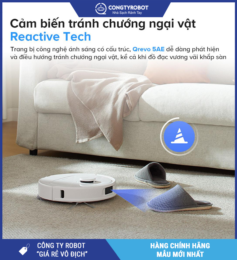 Roborock Q Revo 5AE – Robot Hút Bụi Lau Nhà Bản Quốc Tế