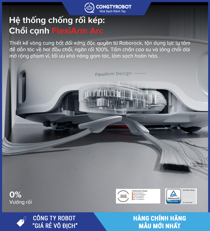 Roborock Q Revo EdgeT - Robot Hút Bụi Lau Nhà Bản Quốc Tế