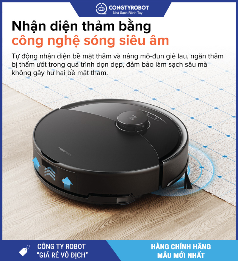 Roborock Q10 VF Robot hút bụi lau nhà – Bản Quốc Tế
