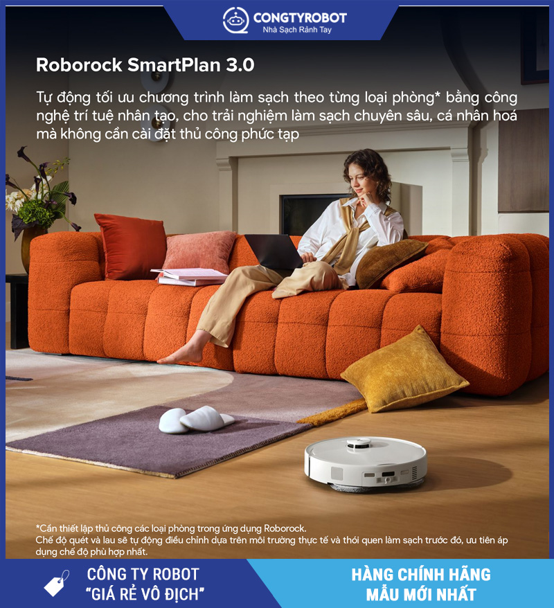 Roborock Qrevo 2 Pro Trắng - Robot Hút Bụi Lau Nhà Thông Minh