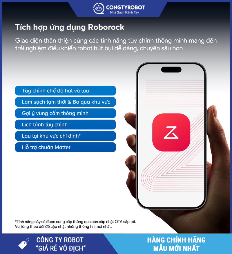 Roborock Qrevo 2 Pro Trắng - Robot Hút Bụi Lau Nhà Thông Minh