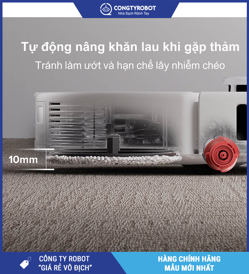 Roborock Qrevo C Pro Robot hút bụi lau nhà – Bản Quốc Tế