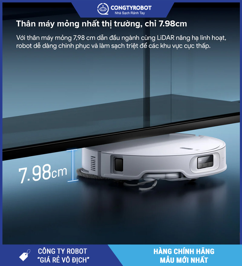 Roborock Qrevo Edge 2 Robot Hút Bụi Lau Nhà