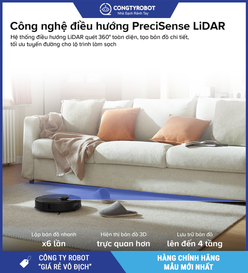 Robot hút bụi lau nhà Roborock Qrevo S Pro – Bản Quốc Tế