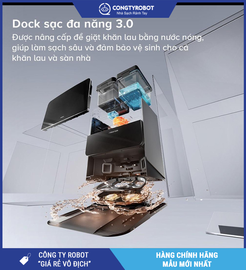 Roborock Saros 10R Robot hút bụi lau nhà – Bản Quốc Tế