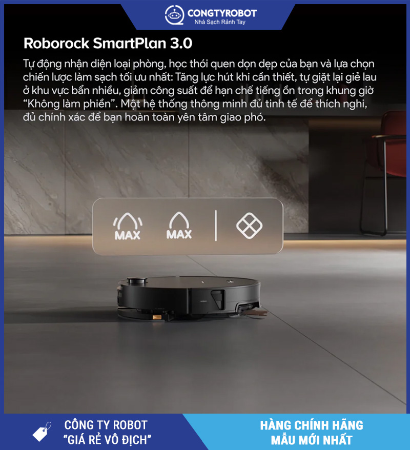Roborock Saros 20 Sonic – Robot Hút Bụi Lau Nhà
